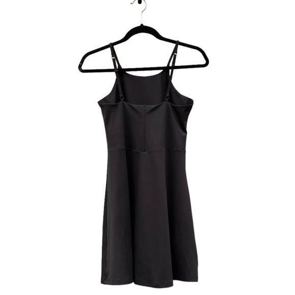 Girlfriend Collective UPF 50+ Naomi Workout Dress Unitard Black Large - Picture 2 of 4